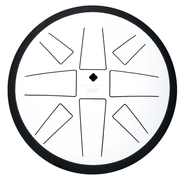 SELA Melody Tongue Drum 10 C Major White SELA Melody Tongue Drum 10 C Major White